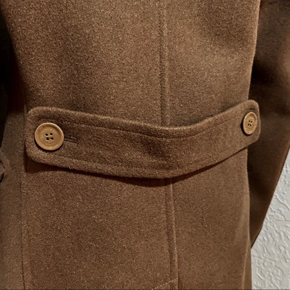 NWT Burberry Brit Men's Brown Chesterfield Virgin Wool Car Coat, XS - Picture 9 of 16